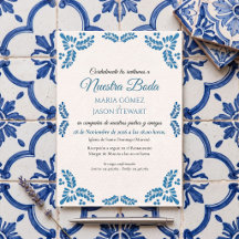 Talavera Türkis Minimalistische Spanische Hochzeit