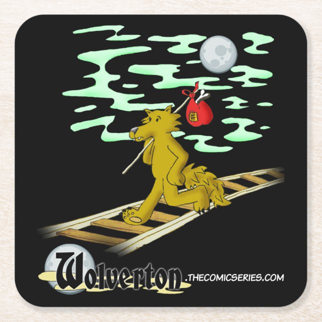 Talbot auf den Bahnen Rechteckiger Pappuntersetzer (Vorderseite)