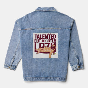 Talent, aber meistens Lazy Jeansjacke