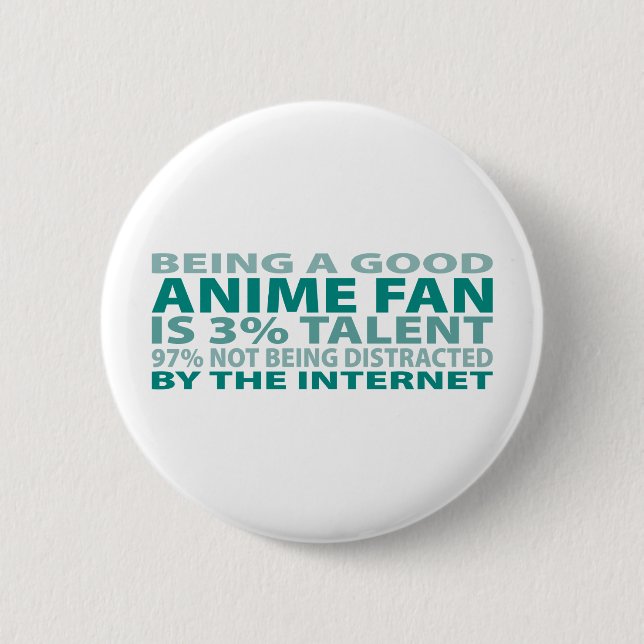 Talent des Anime-Fan-3% Button (Vorderseite)