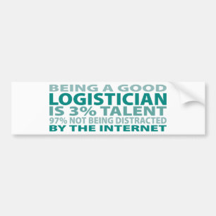 Talent des Logistiker-3% Autoaufkleber