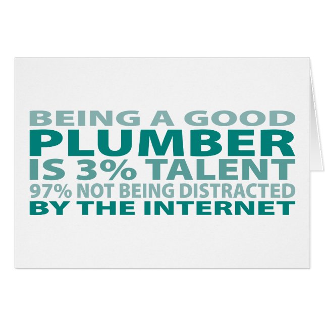 Talent du plombier 3% (Devant horizontal)