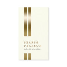 Talent Manager Double Gold Stripe Elegant