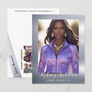 Talent-Showcase Postcard Einladung zu Shining Star Postkarte