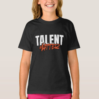 Talentfragen Motivierend Typografie-Zitate T-Shirt