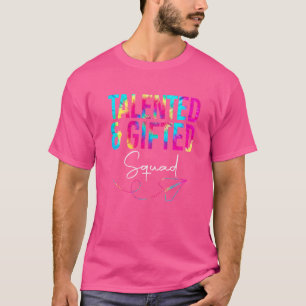 Talentierte Ed Squad Tie Dye Lehrer Kind zurück zu T-Shirt
