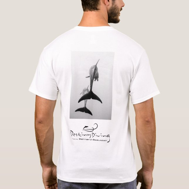 Tales of wild dolphin white T-shirt ドルフィンテイルT 白 (Rückseite)