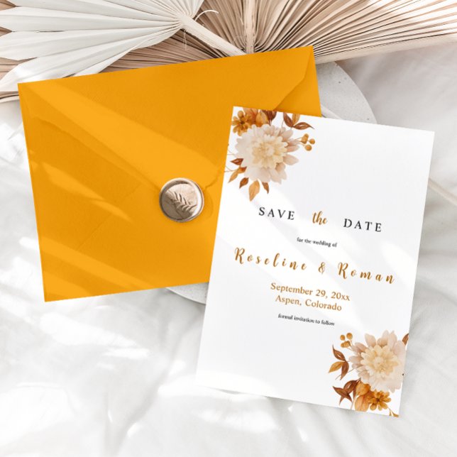 TALIA Boho Save the Date Template Einladung (Von Creator hochgeladen)