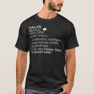 Talia Name Talia Definition Talia weibliche Bezeic T-Shirt