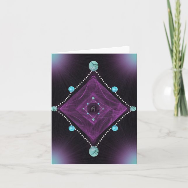 Talisman for Healing Notecard Karte (Vorderseite)