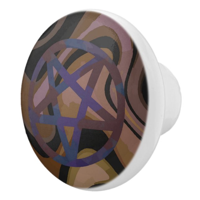 Talismanische Elemente des Äthers Keramikknauf (Rechts)