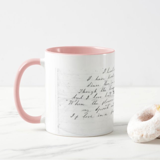 Talithas Lied-Texte Tasse (Mit Donut)