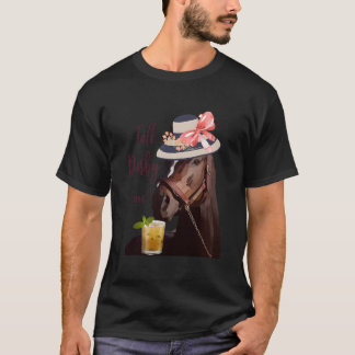 Talk Derby To Me-Mint Juleps-Derby Pferderennen T-Shirt