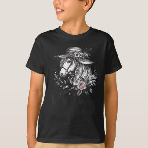 Talk Derby zu mir Blumenpferde Rennen Sonnige Pfer T-Shirt