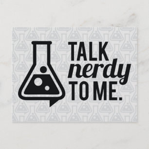Talk Nerdy Postkarte