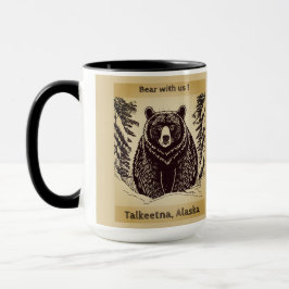Talkeetna Alaska "Bär mit uns" Tasse