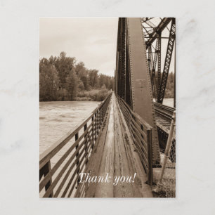 Talkeetna Eisenbahnbrücke Postkarte