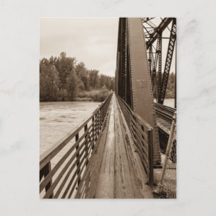 Talkeetna Eisenbahnbrücke Postkarte