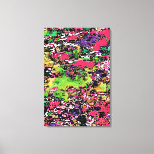 Talkfarben - überzogene Canvas / Abstrakt moderne Leinwanddruck