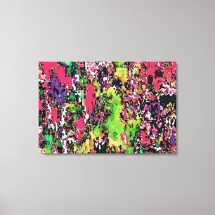Talkfarben - überzogene Canvas / Abstrakt moderne Leinwanddruck
