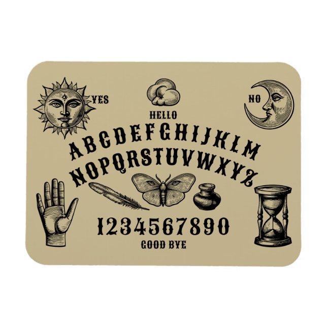 Talking Board Spirit Communication Magnet (Horizontal)