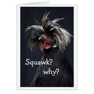 TALKING CHICKEN SQUAWK WARUM "40. SPASS"