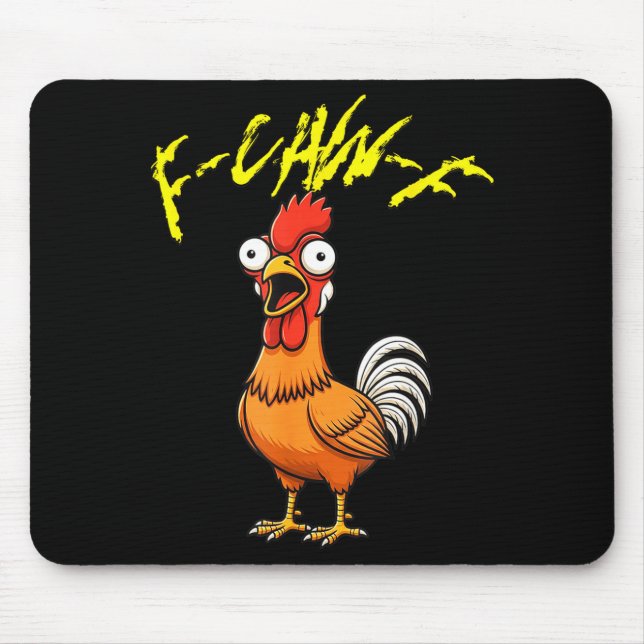 Talking Funny Chicken  Mousepad (Vorne)