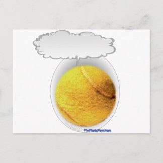 Talking Tennis Ball Postkarte