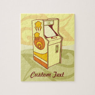 Tall arcade game console jigsaw puzzle