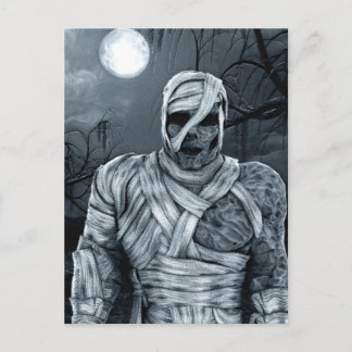 Tall Dark and Creepy Zombie Horror Postkarte