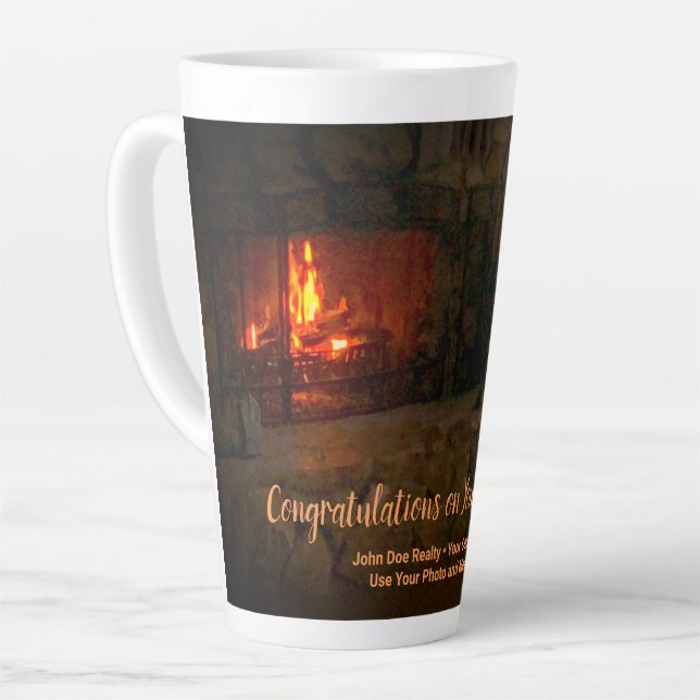 Tall Latte Mug - Idéal pour les locataires / Ménag (Angle gauche)