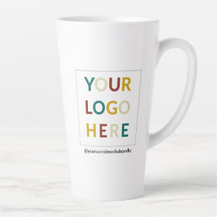 Tall Latte Mug personnalisé avec logo No Minimum 1
