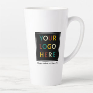 Tall Latte Mug personnalisé avec logo No Minimum 1
