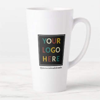 Tall Latte Mug personnalisé avec logo No Minimum 1
