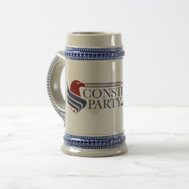 Tall mug, colonial - style, Constitution Party Bierglas