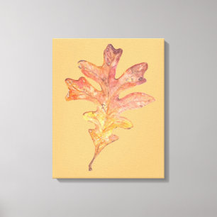 Tall Oak Leaf auf Leinwand