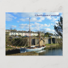 Tall Ship Charlestown Cornwall Poldark Lage Postkarte