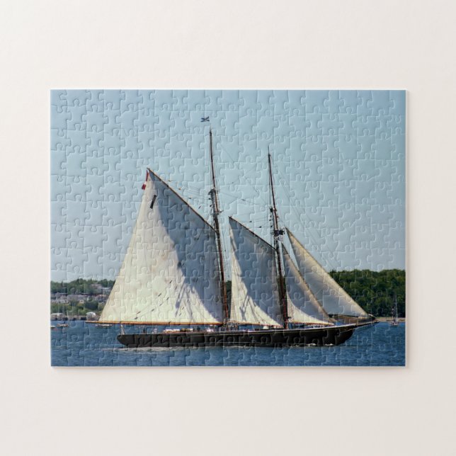 Tall Ship Clipper Bluenose II Foto (Horizontal)