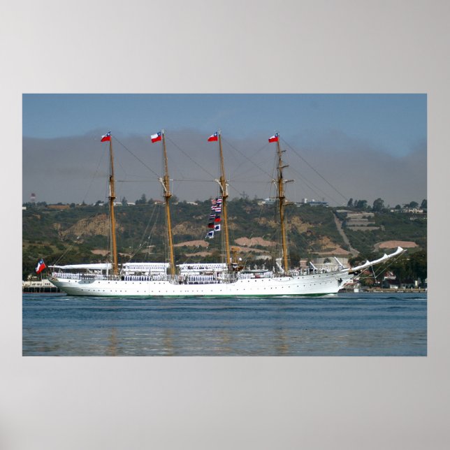 Tall Ship Esmeralda Poster (Vorne)