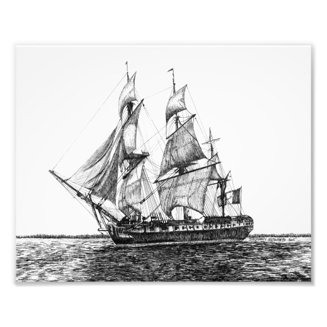 Tall Ship Hermione Foto Print (Vorne)