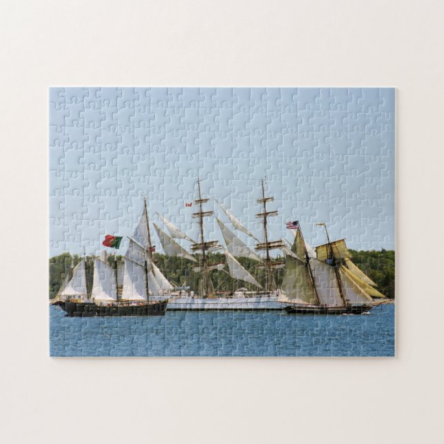 Tall Ship Parade Locarno on Ice Foto (Horizontal)