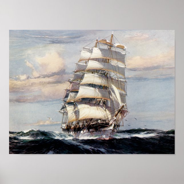 Tall Ship Thessalus Poster (Vorne)