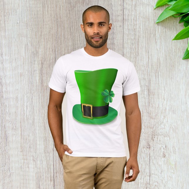 Tall St Patricks Day Hat Mens T - Shirt (Von Creator hochgeladen)