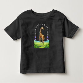 tall standing giraffe kleinkind t-shirt