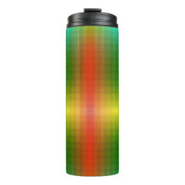Tall tumbler with a black lid thermosbecher