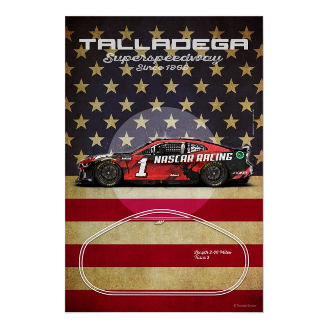 Talladega Superspeedway Poster (Vorderseite)