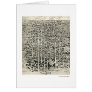 Tallahassee, carte panoramique de FL - 1926