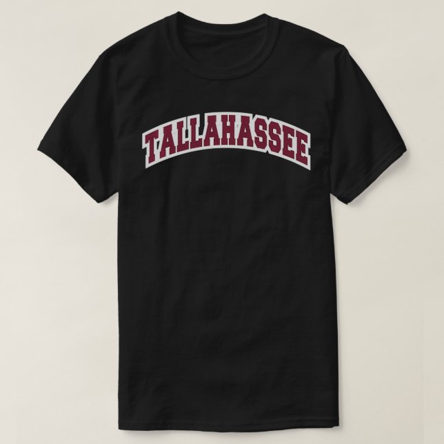 Tallahassee Florida Classic Athletic Sports T-Shirt (Design vorne)
