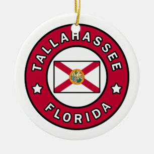 Tallahassee Florida Keramik Ornament