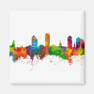 Tallahassee Florida Skyline Magnet